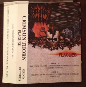 Crimson Thorn — Plagued cover