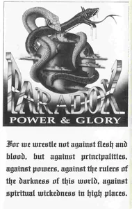 Paradox — Power and Glory cover