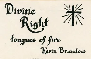 Divine Right — Tongues of Fire cover