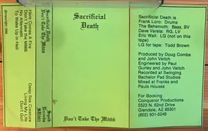 Sacrificial Death — Don't Take the M666 cover