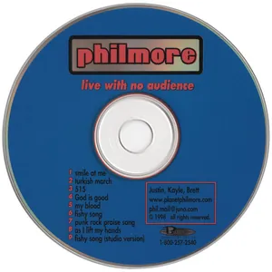 Philmore — Live With No Audience cover
