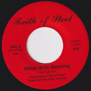 Faith of Steel — Metal With Meaning cover