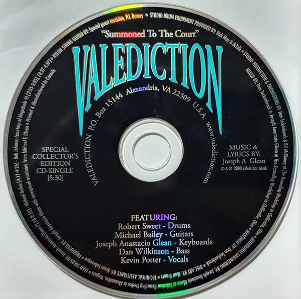 Valediction — Summoned to the Court cover