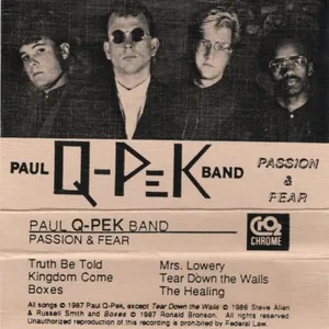 The Paul Q-Pek Band — Passion and Fear cover
