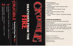 Crucible — Snatched from the Fire cover